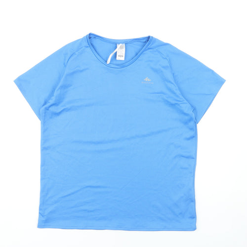 Decathlon Boys Blue T-Shirt 14-15 Lightweight Activewear