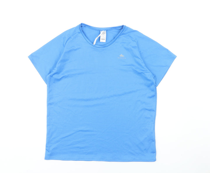Decathlon Boys Blue T-Shirt 14-15 Lightweight Activewear