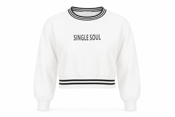 Mango Women White XS Pullover Sweatshirt with Logo