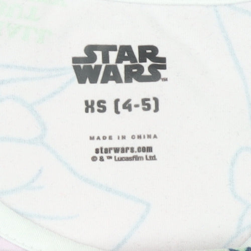 Star Wars Girls Pink Cartoon Tank Dress - 4-5 Years