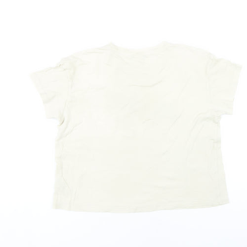 Old Navy Women's XS White Basic T-Shirt, Casual Style