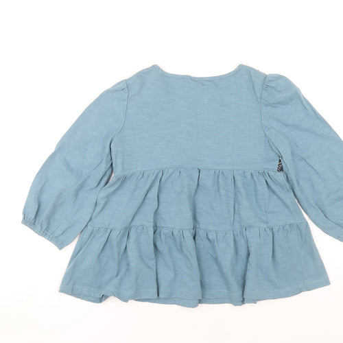 Monsoon Girls Blue Sequin Long Sleeve Top 11-12 Years