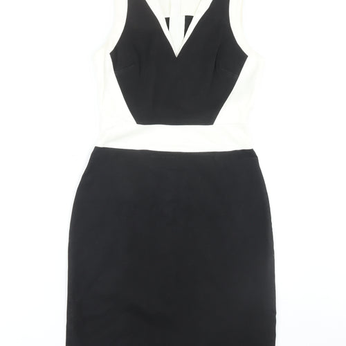 Banana Republic Women's Black Ivory Sheath Dress Size 6