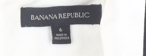 Banana Republic Women's Black Ivory Sheath Dress Size 6