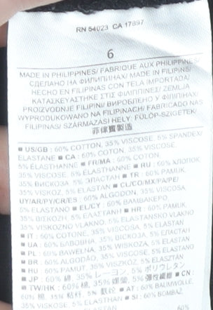 Banana Republic Women's Black Ivory Sheath Dress Size 6