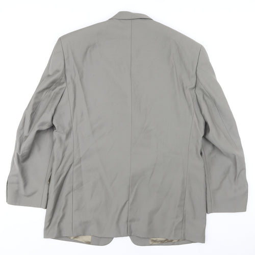 Pierre Cardin Men's Grey Wool Blazer - Size 42S
