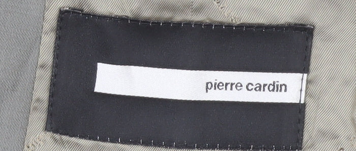 Pierre Cardin Men's Grey Wool Blazer - Size 42S