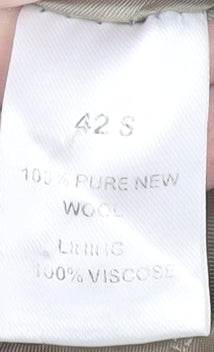 Pierre Cardin Men's Grey Wool Blazer - Size 42S