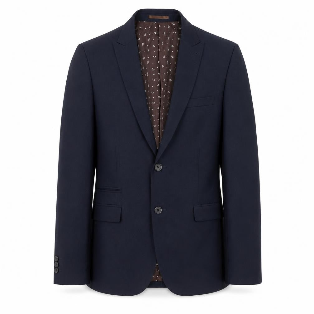 Front view of Next Men's Blue Regular Fit Blazer, size 36R, Business