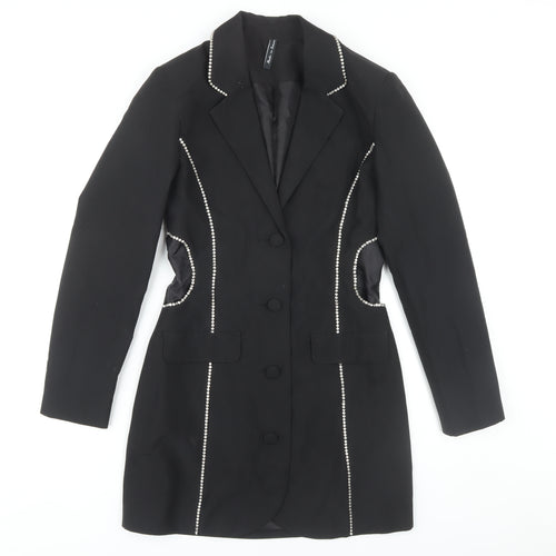 AsYou Women's Black Jacket Dress, Size 8, Party Style