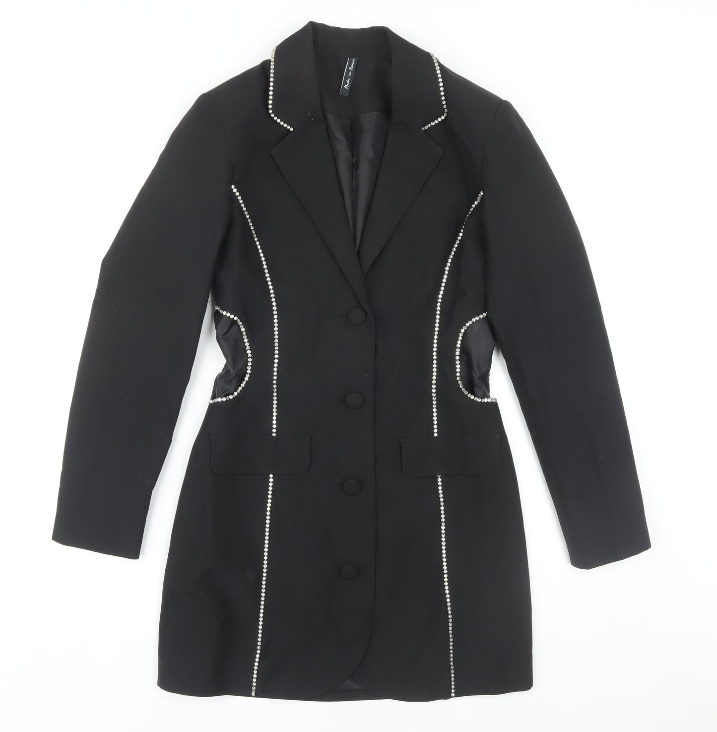 AsYou Women's Black Jacket Dress, Size 8, Party Style