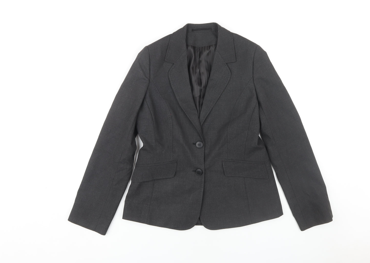 Clubclass Women's Black Blazer Size 10 Formal