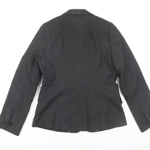 Clubclass Women's Black Blazer Size 10 Formal