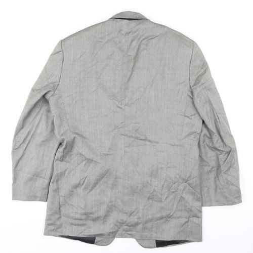 Andrew Fezza Grey Men's 42L Blazer Jacket