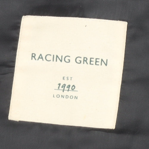 Racing Green Men's Grey Waistcoat, 40R Chest, Formal