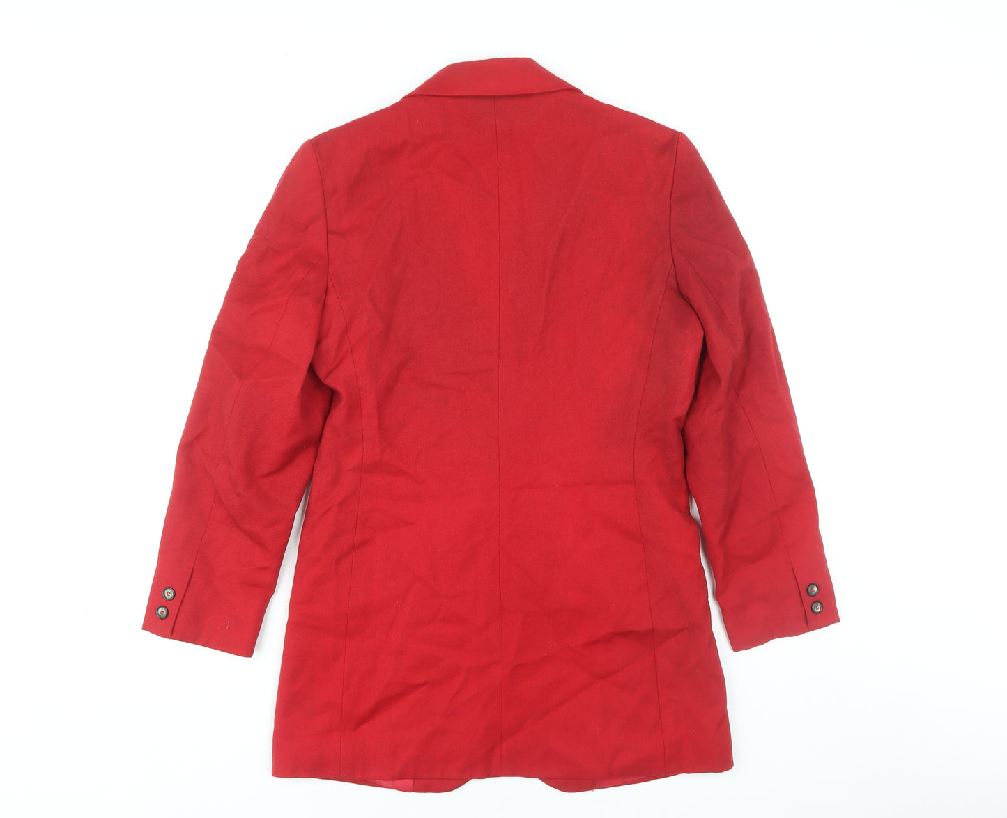 Definitions Women's Red Wool Blazer Size 10