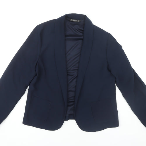 Dunnes Women's Blue Blazer Size 12 Casual Style