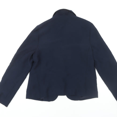 Dunnes Women's Blue Blazer Size 12 Casual Style