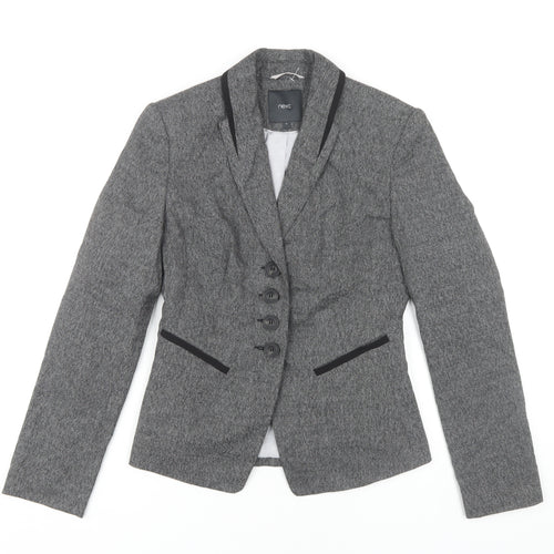Next Women's Grey Blazer Size 6, Tailored Classic