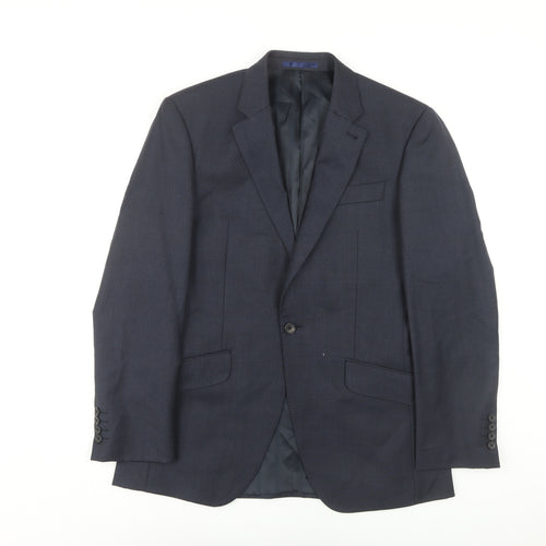 Next Italia Men's Blue Slim Fit Blazer Size 36S