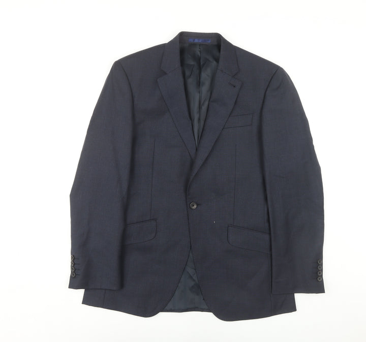 Next Italia Men's Blue Slim Fit Blazer Size 36S
