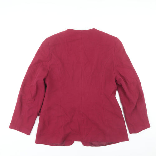 Marks and Spencer Women's Red Blazer UK 14 Classic Style