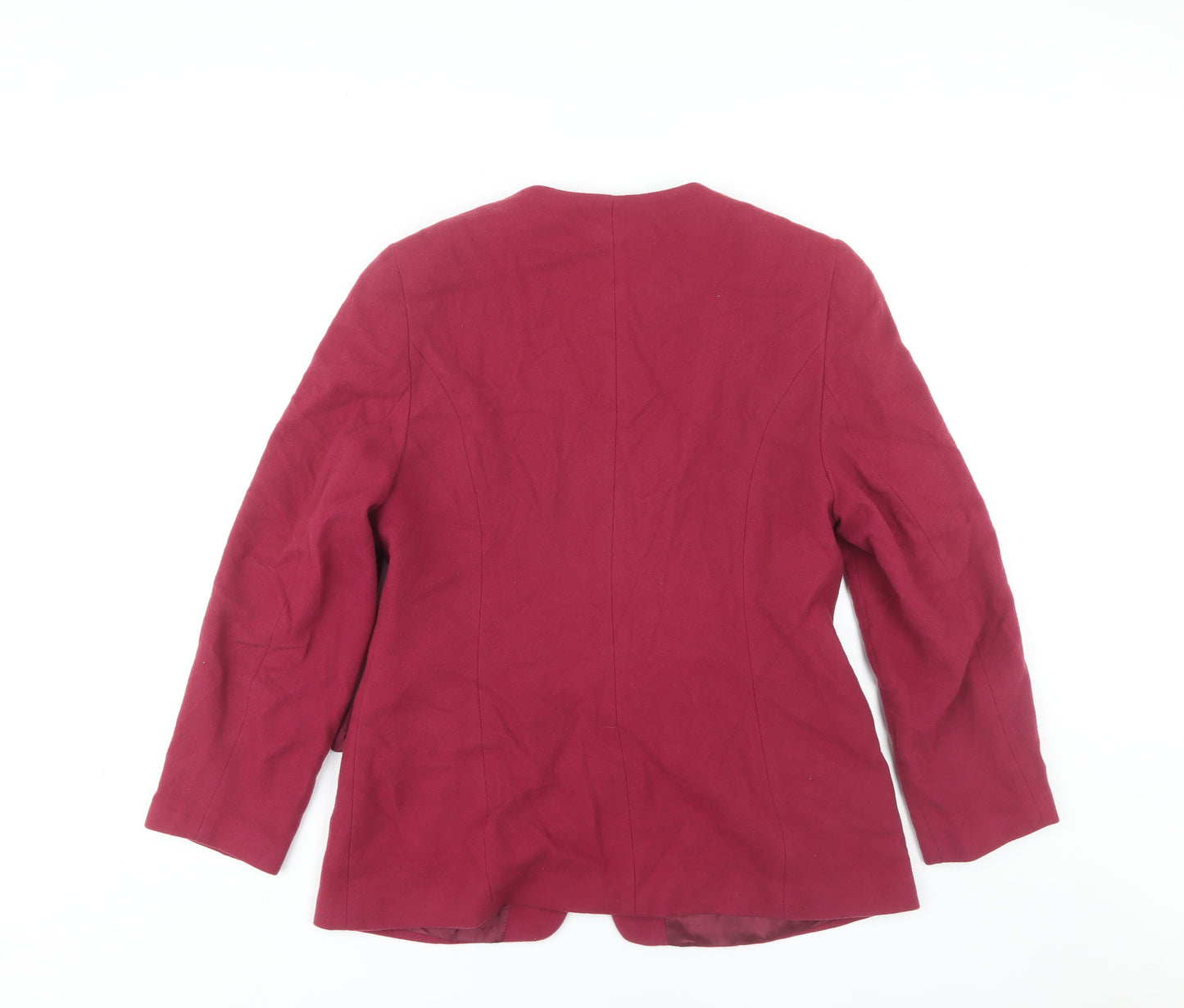 Marks and Spencer Women's Red Blazer UK 14 Classic Style