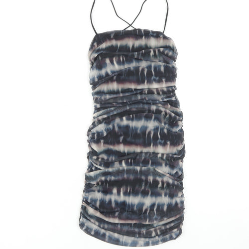 Quiz Women's Multicoloured Bodycon Mini Dress Size 8
