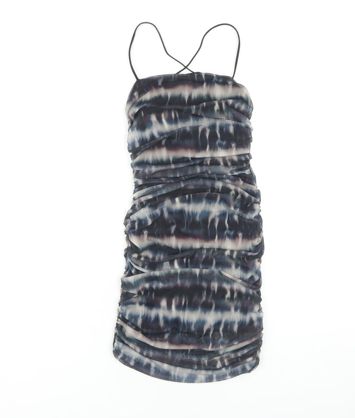 Quiz Women's Multicoloured Bodycon Mini Dress Size 8