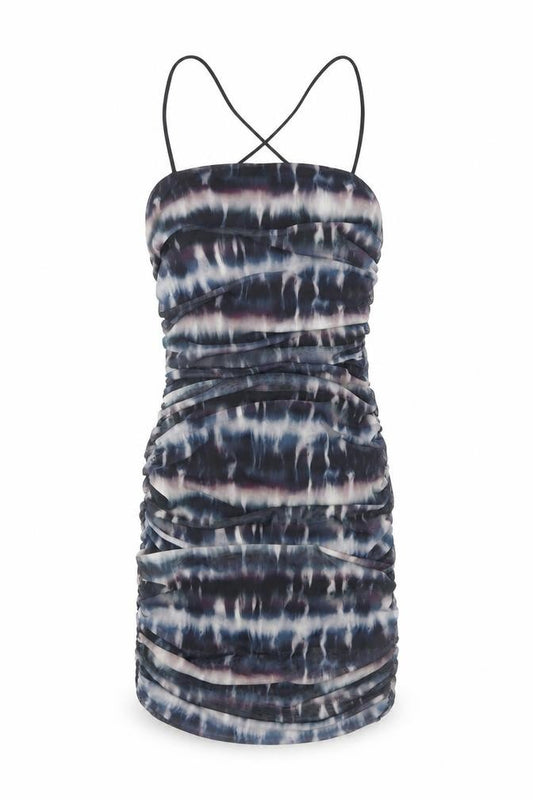 Front view of Quiz Women's Multicoloured Bodycon Mini Dress, size 8