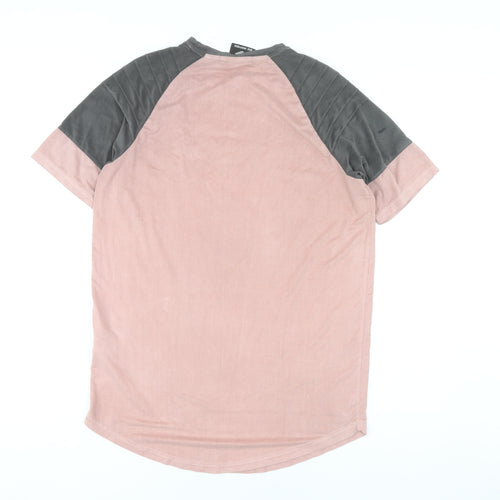 Bee Inspired Men's Pink Short Sleeve T-Shirt - Size S