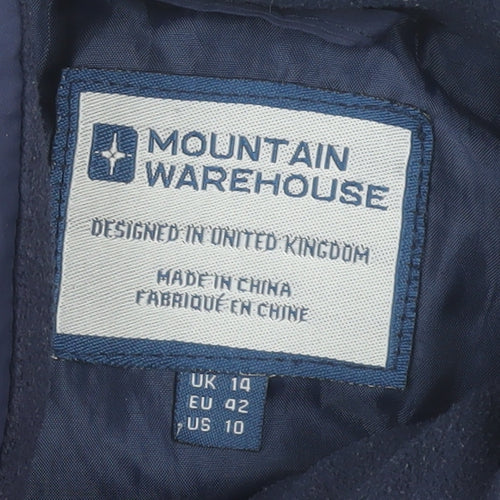 Mountain Warehouse Women's Blue Puffer Waistcoat Size 14
