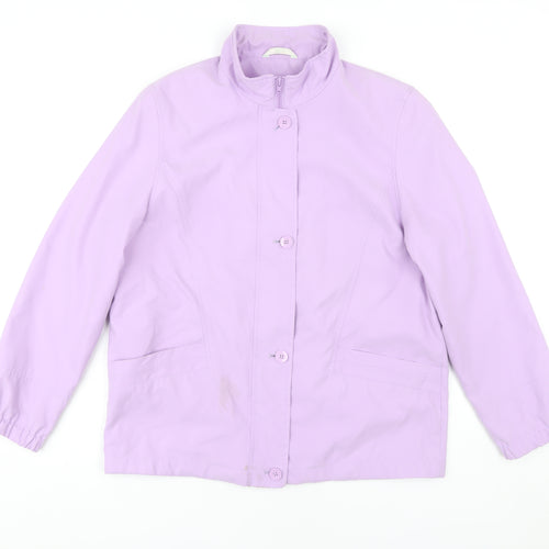 Marks and Spencer Women's Purple Jacket Size 12, Casual Style