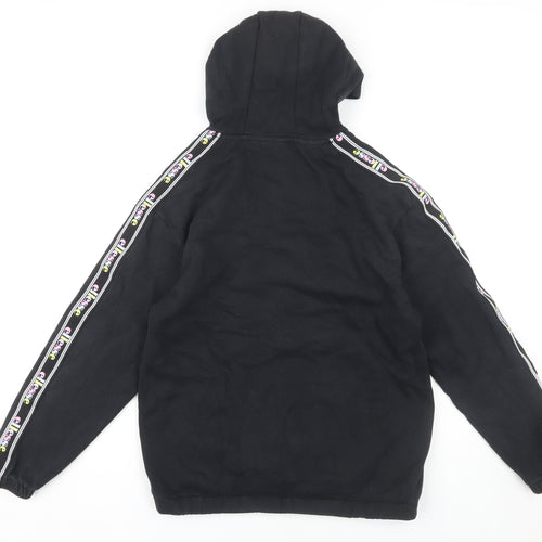 Ellesse Girls Black Hoodie 13-14 Years Logo Pullover