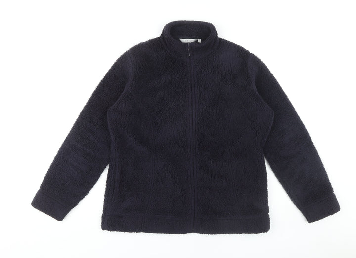 EWM Women's Blue Fleece Zip Jacket Size M