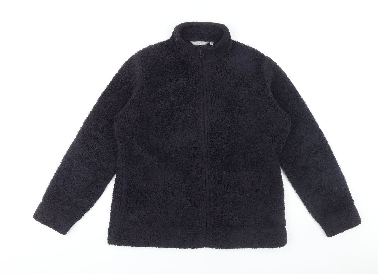 EWM Women's Blue Fleece Zip Jacket Size M
