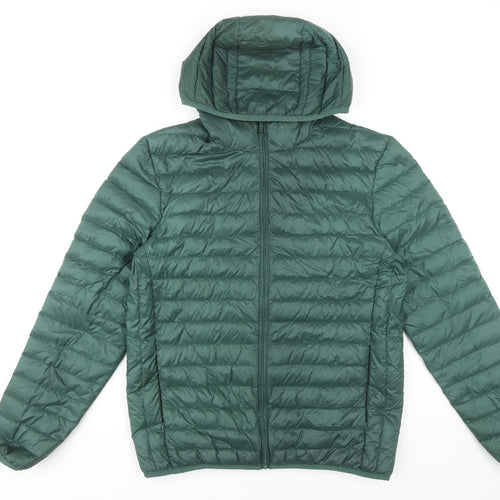 Frederik Anderson Copenhagen Men's Green Puffer Jacket M
