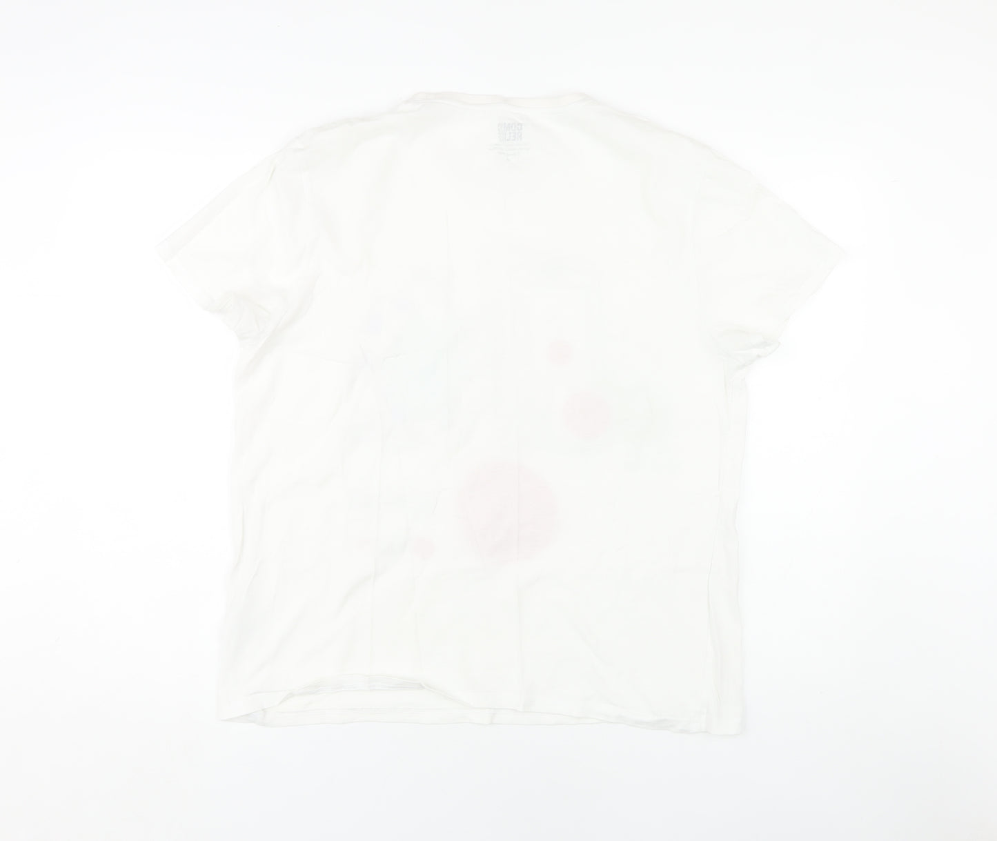 Comic Relief White T-Shirt Unisex M Cartoon