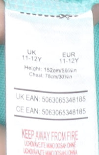 The Simpsons Boys Blue Bart Simpson Graphic T-Shirt 11-12Y