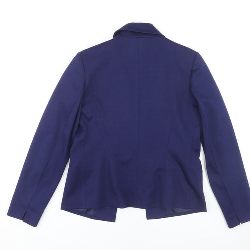 Miss Selfridge Women's Blue Blazer, Size 8, Business Casual