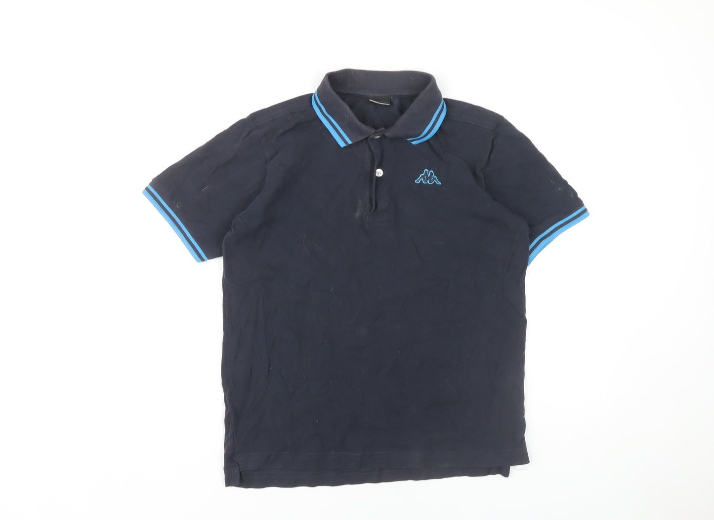 Kappa Boys Polo Shirt Black 11-12 Years Short Sleeve