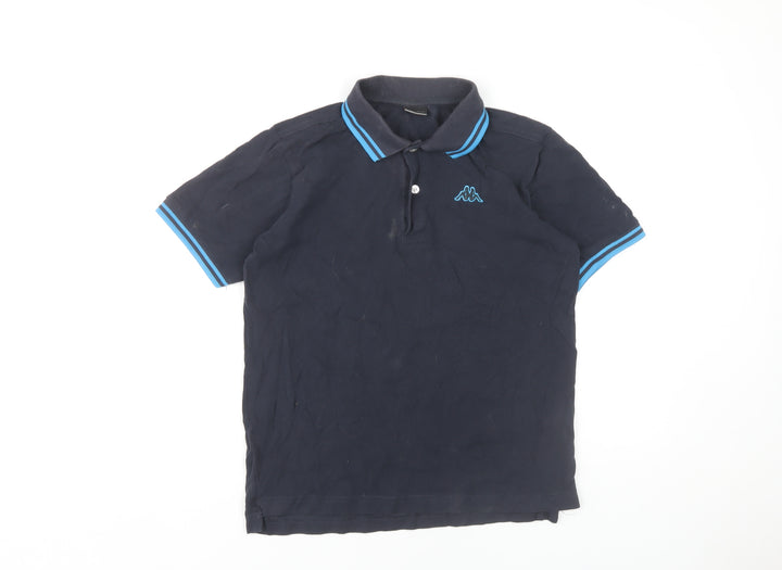 Kappa Boys Polo Shirt Black 11-12 Years Short Sleeve
