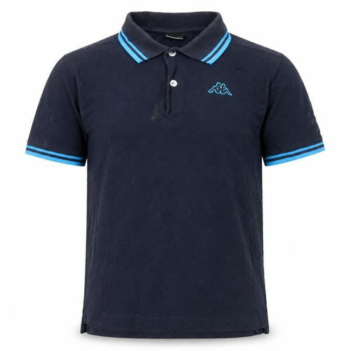 Kappa Boys Polo Shirt Black 11-12 Years Short Sleeve