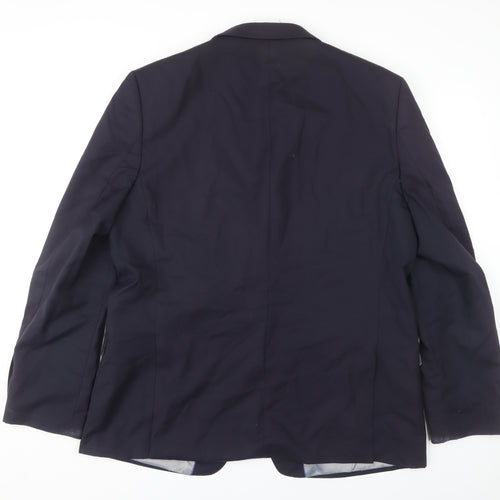 Performance Suit Men's Blue Blazer Size 46 Two-Button