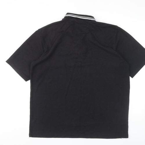 Umbro Men's Black XL Polo Shirt with Logo