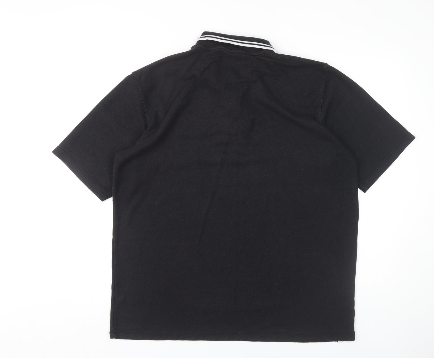 Umbro Men's Black XL Polo Shirt with Logo