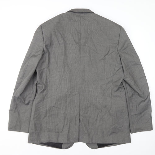 Skopes Men's Grey Blazer 46L Regular Fit Business