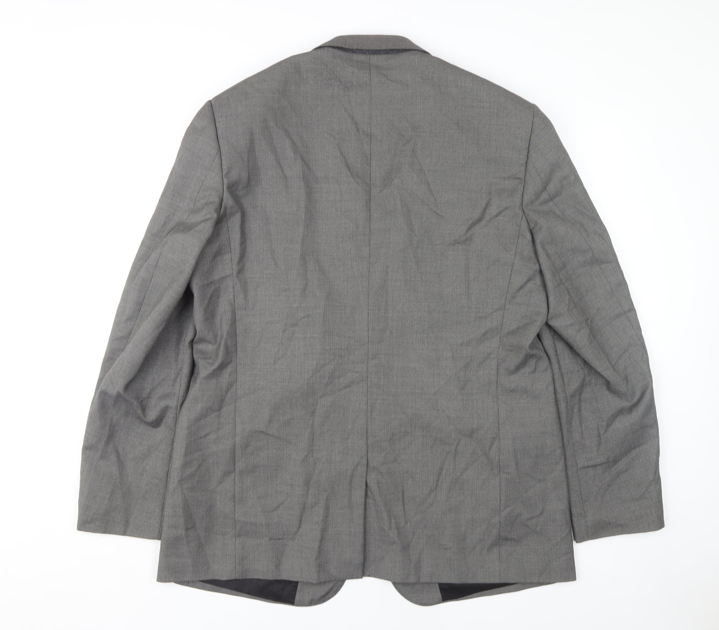 Skopes Men's Grey Blazer 46L Regular Fit Business