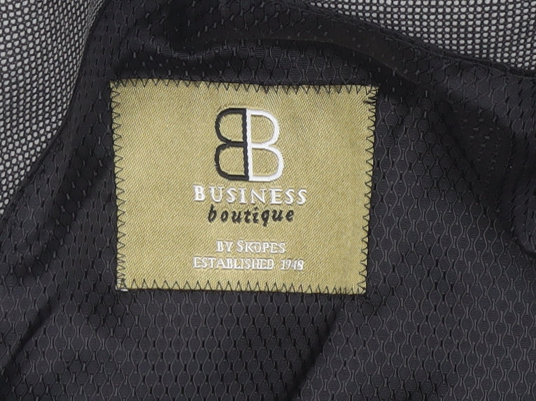 Skopes Men's Grey Blazer 46L Regular Fit Business