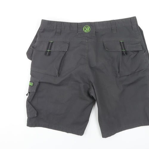 Apache Men's Grey Cargo Shorts Size 36 Workwear